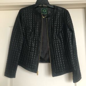 WONDER black leather jacket/